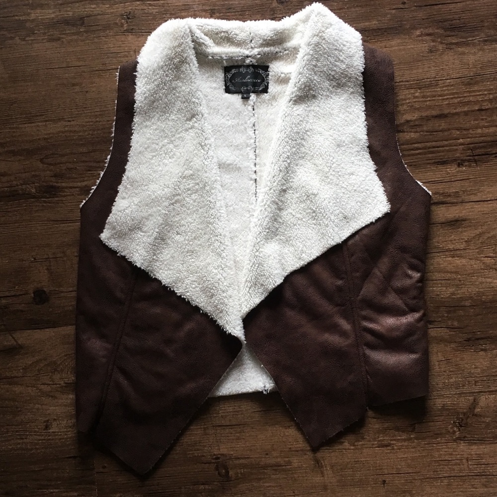 NWOT Ambiance Cocoa Vest